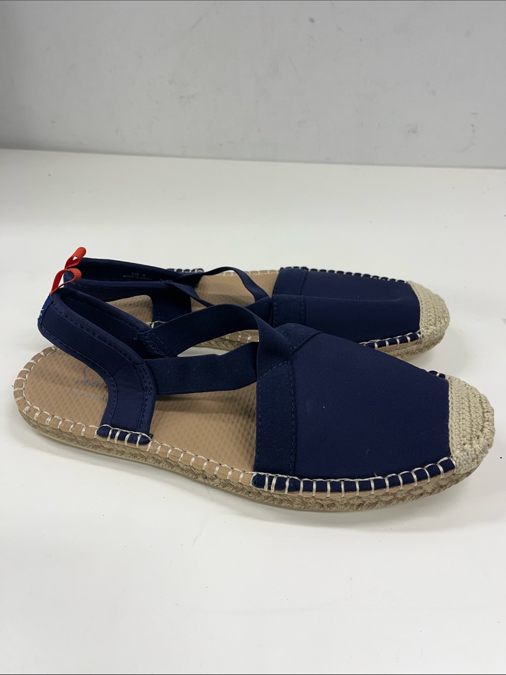 New Seastar Mariner Seafarer Slingback Dark Navy Size 8
